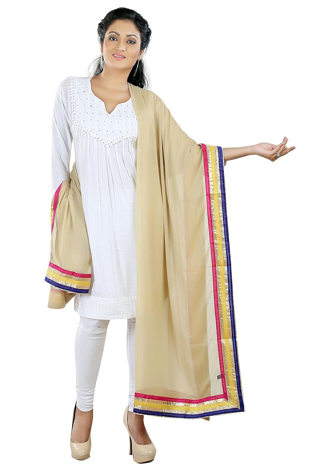 rangreza women's chiffon dupatta