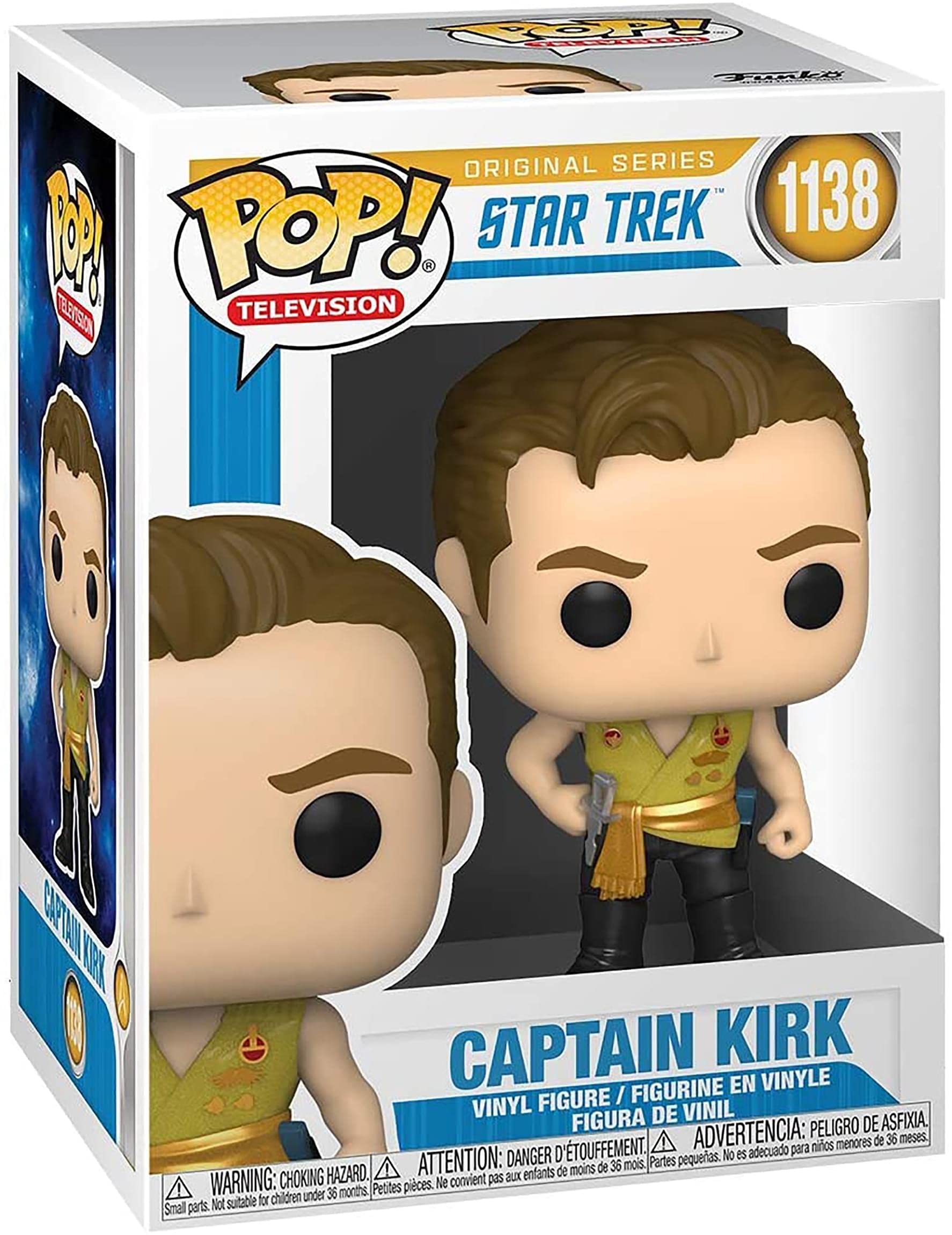 Funko Pop! TV: Star Trek - Captain Kirk - (Mirror Mirror Outfit) - Collectable Vinyl Figure - Gift Idea - Official Merchandise - Toys for Kids & Adults - TV Fans - Model Figure for Collectors