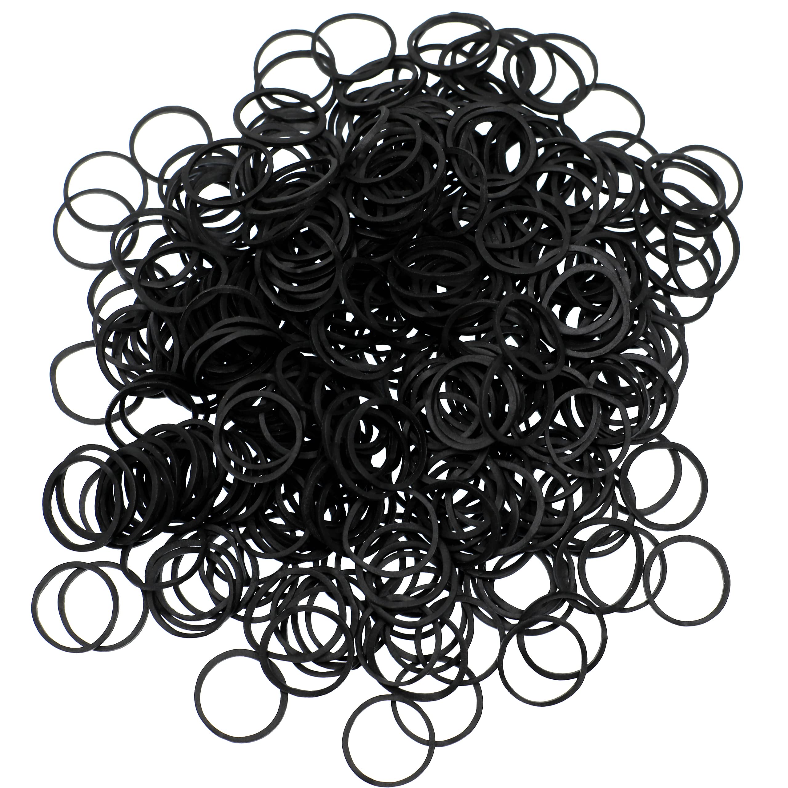 2000 PCS Black Elastic Hair Bands, Ideal for Daily Use & Versatile Hairstyles, Durable Small Hair Bands
