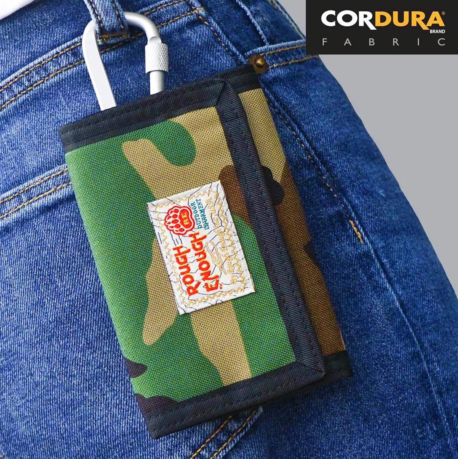 Rough Enough Cordura Wallet, Small, Men, Women, Card Wallet, Gift for Men Gifts for Girls Children, Boys, Teenagers, Wallet - Image 3