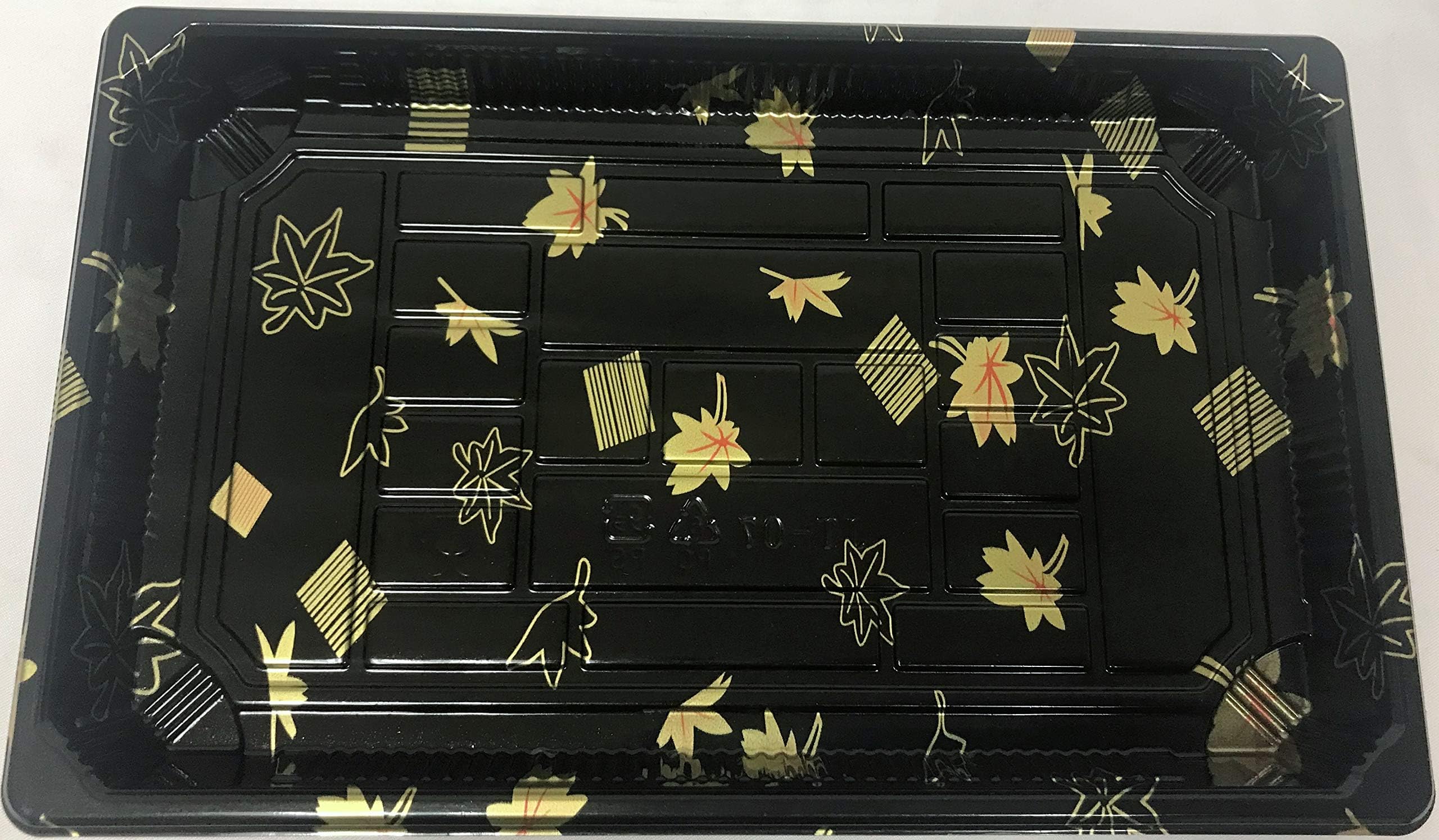 Maple Trade Imperial JT09 9.25" x 5.63" Inches Non-Microwavable Sushi Trays to Go Containers with Lids (300 Pack)