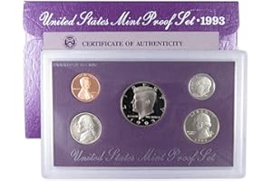 PROFILE COINS & COLLECTIBLES 1993 Clad Proof Set U.S. Mint Original Government Packaging OGP COA
