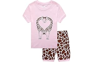 Family Feeling Boys Girls Pajamas Toddler Pjs 100% Cotton Kids Sleepwears