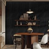 Hode Black Wood Vinyl Wrap 30x200cm Self Adhesive Wallpaper Matt view 4