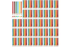 Cholemy 36 Sets Operation Christmas Mini Colored Pencils 3.5 Inch Portable Short Color Pencil Bulk Coloring Pencils Pre Sharpened Drawing Colored Pencil for Painting Classroom Gift 6 Color