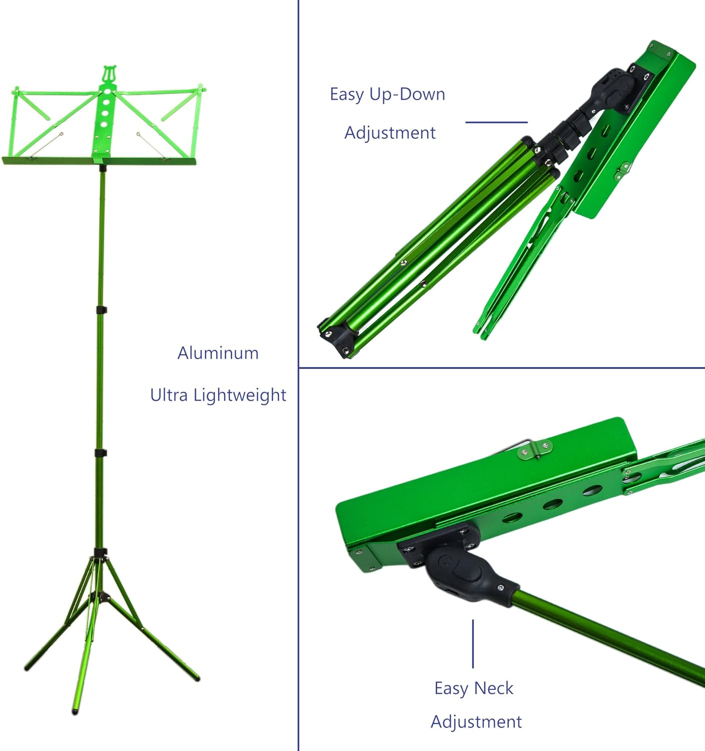 Paititi Brand New Strong Durable Adjustable Folding Music