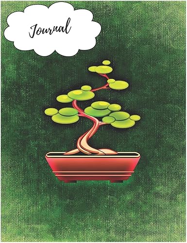 Download Journal: Bonsai Tree Journal/Notebook for Gardening Lovers to Write in, Journal Paper, 110 Lined Pages (8.5x11 Inch.) Featuring Jungle Green Design PDF