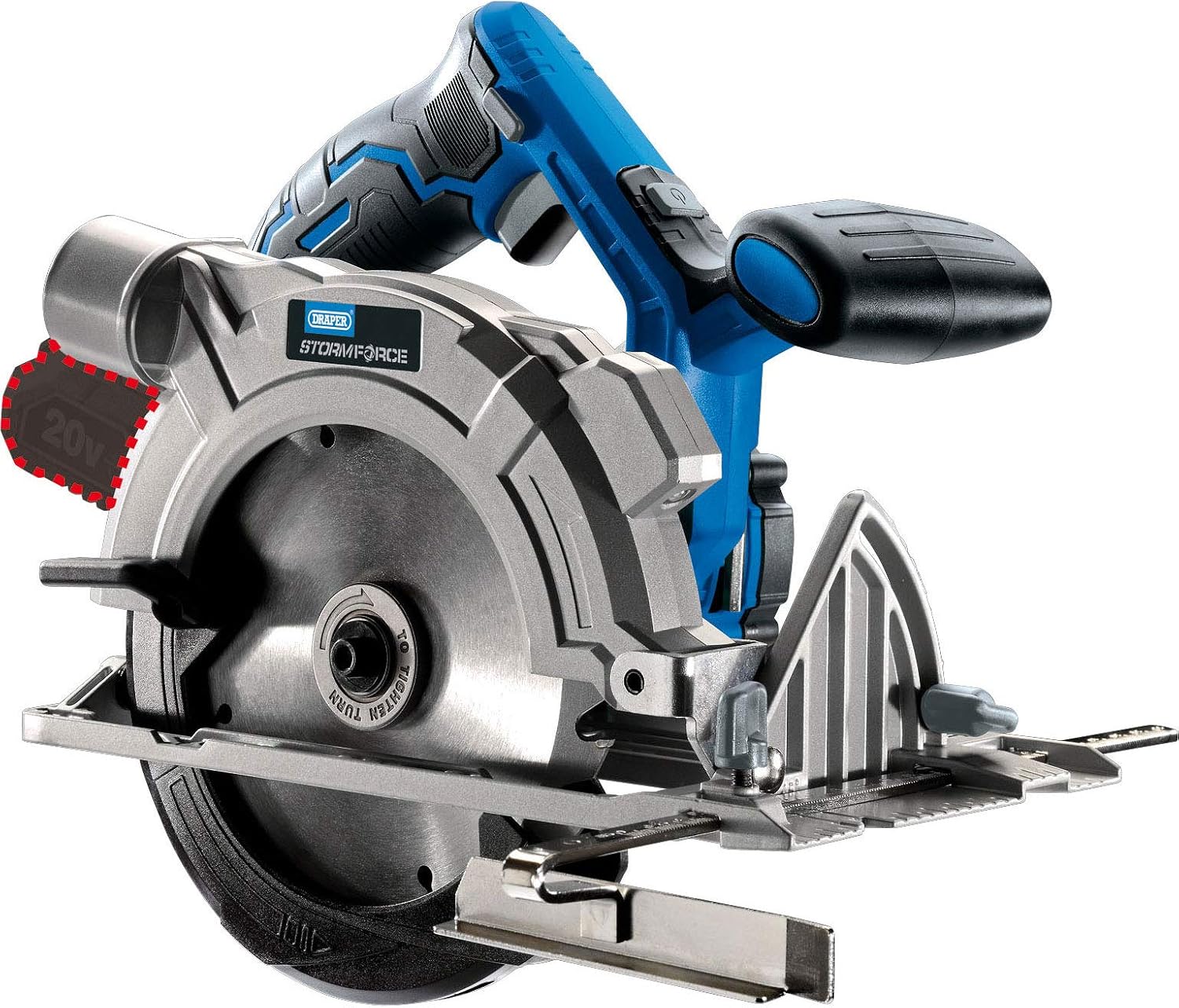 Draper 89451 Storm Force® 20V Circular Saw - Bare, Blue
