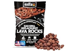 THE FRYOILSAVER COMPANY 7 Lb. Bag of Natural Lava Rocks for Backyard BBQ Cooking, Burner Grill, Firepit, Bonfires, Campfire, Indoor Fireplace, Fire Bowl, Lava Rocks for Gas Grill Charbroilers by FryOilSaver Co. (Pack of 1)
