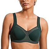 SYROKAN High Impact Sports Bras for Women No