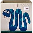 3 Sprouts Toy Storage Organizer: Toy Box Cube Organizer for Playroom, Nursery - Foldable Storage Bin - Snake