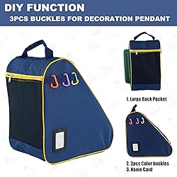 HEXIFUL Skate Bag to Carry Ice Skates, Inline