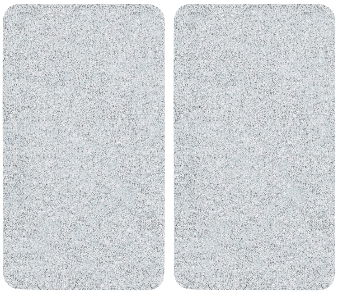 Allstar 2712800100 Universal cover plates Transparent - set of 2, for glass ceramic cookers, Tempered glass, 30 x 0.5 x 52 cm, Transparent