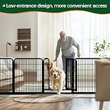 Yaheetech 8 Panel Lightweight Dog Playpen 80cm Portable Exercise Pen view 2