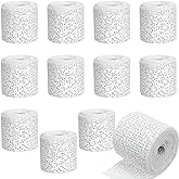 Plaster Cloth Rolls for Crafts Plaster Gauze Bandages White Gauze Strips Wrap Bandage for Art Project Belly Casts Mask 2" x 1