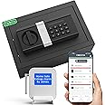 FORFEND Smart Home Safe | WiFi Safe Box App Lock/Alarm | Voice Command, Kidnap Alarm, Tamper Detect, Frozen Mode, Sub Account| Digital Safe Anti Theft