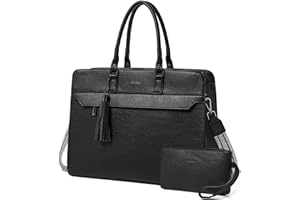 Shrrie 15.6 inches Laptop Bag for Women,Water-Resistant Work Bag Laptop Tote Bag,Briefcase with Satchel Purse