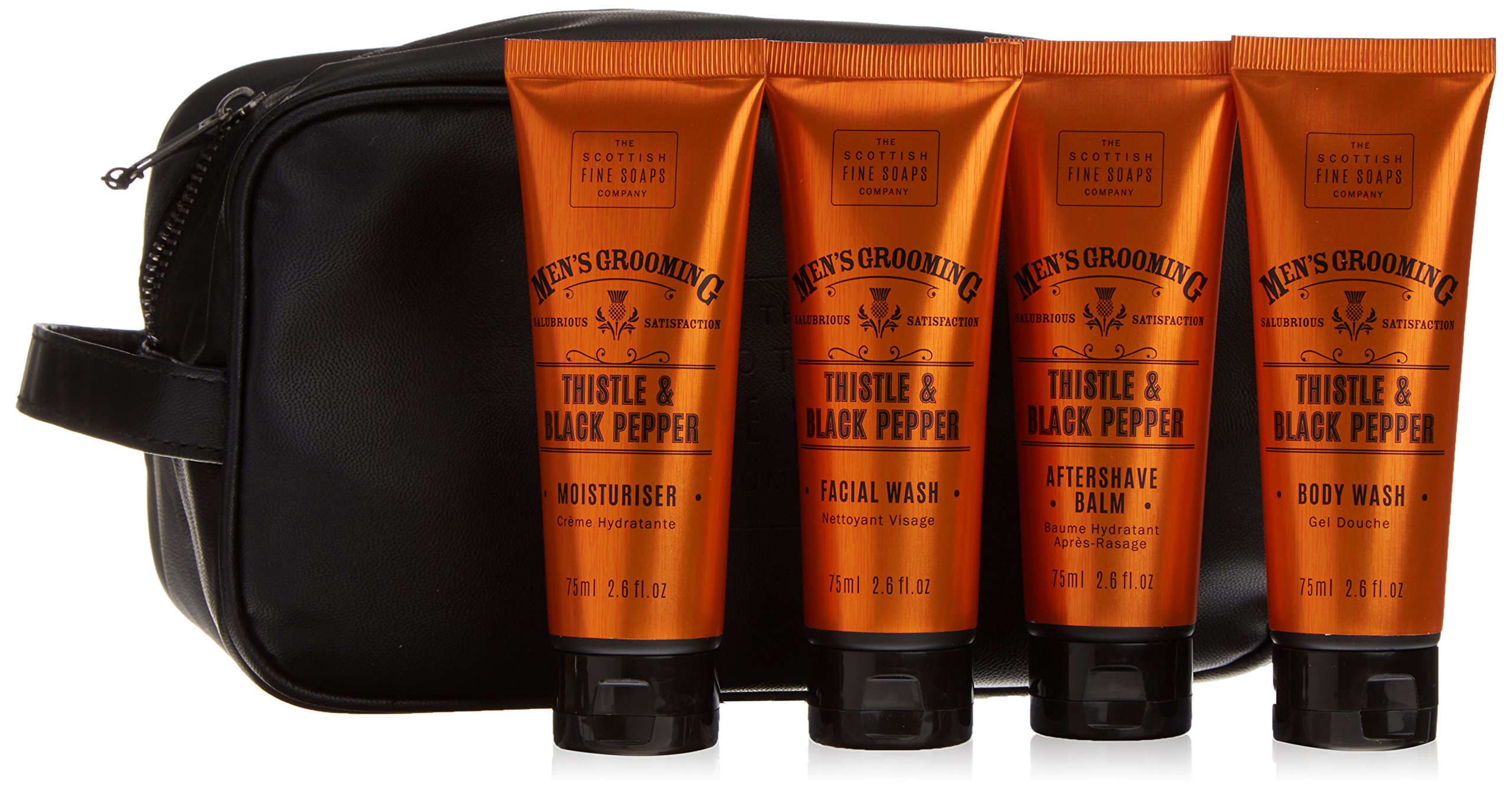 Scottish Fine Soaps Thistle & Black Pepper Travel Bag