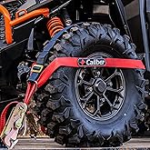 Caliber Trailblazer ORV Heavy-Duty Tie Down Straps, 2-Way Tension Around Tire with 11,000 lbs. Break Strength, 2-Pack