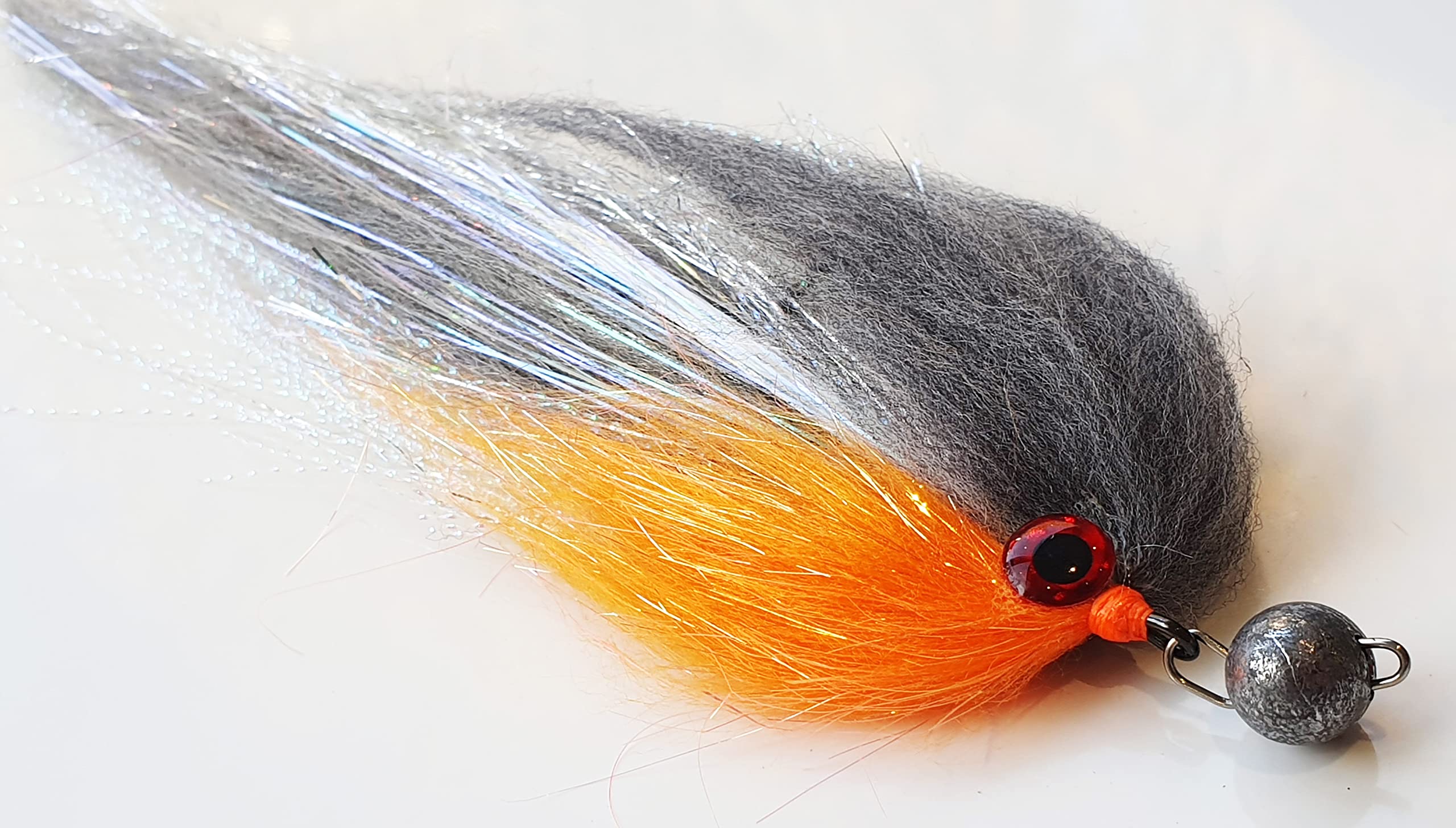 FISHIN ADDICT Jig fly barbless fishing fly lure handmade 7g cheb 25cm (DIRTY ROACH)