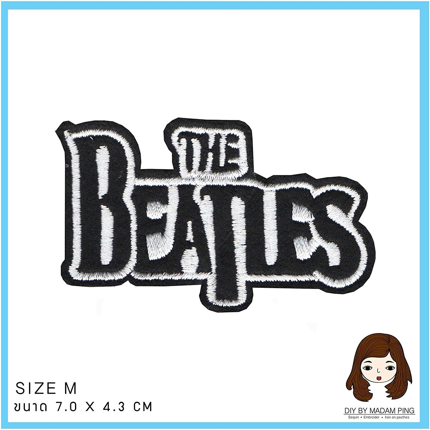 TNK- The Beatles M1721 Embroidered Iron On or Sew On Patch