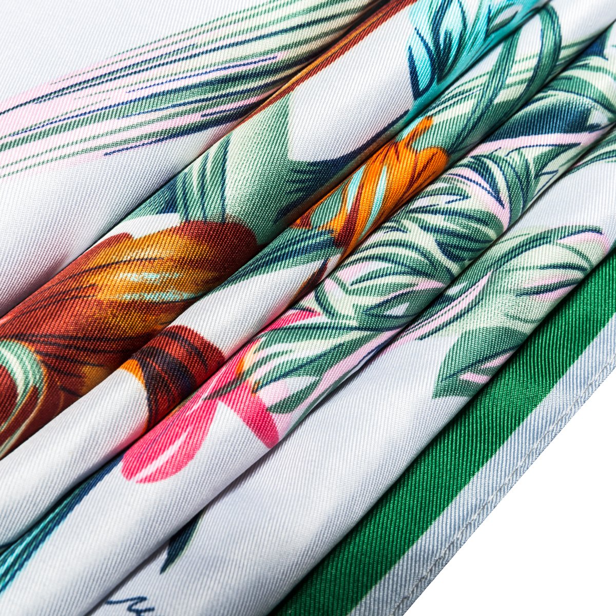 Flowomen Women\'s Silk Scarf Large Square Satin Headscarf Fashion Daily Luxury Neckerchief