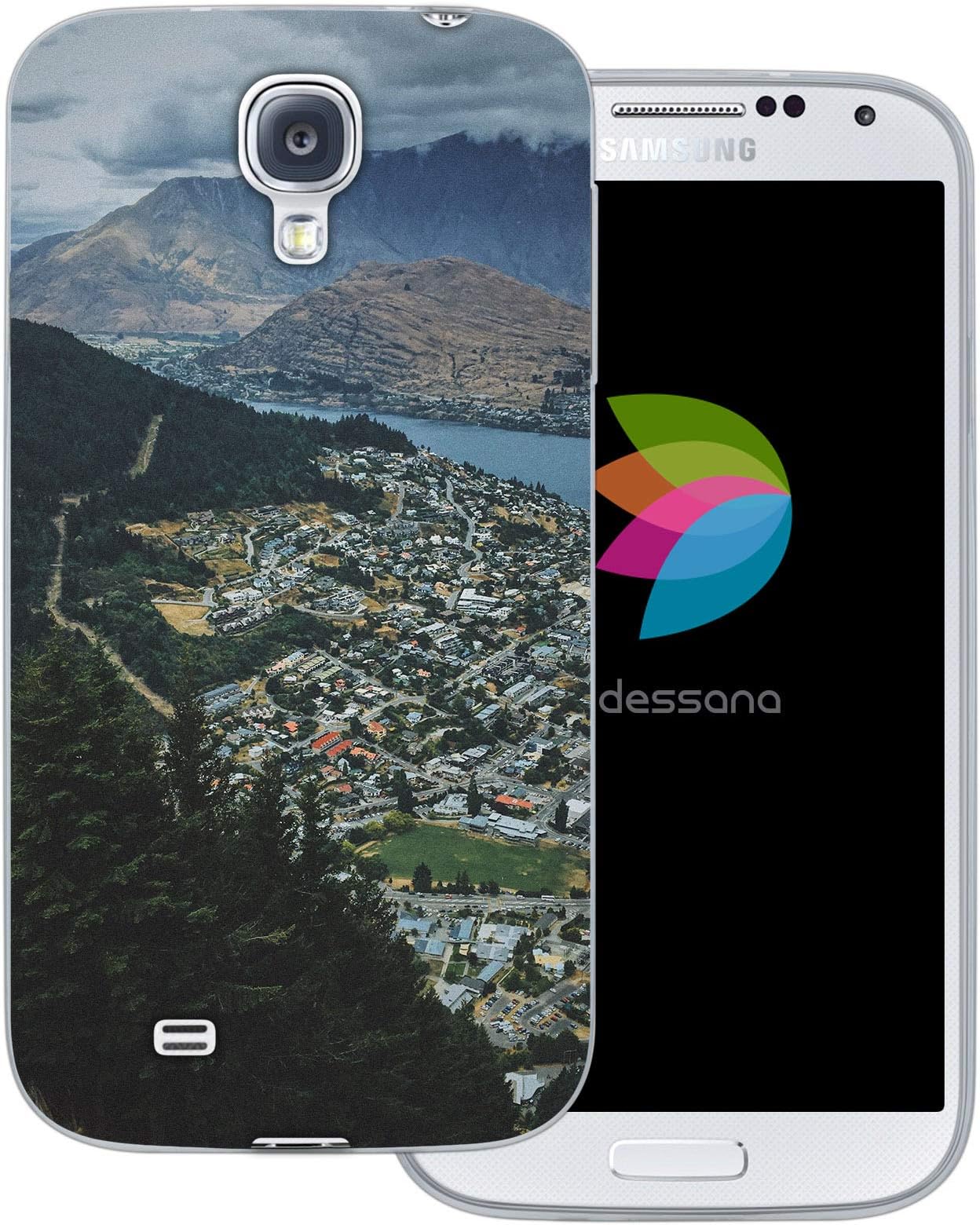 dessana New Zealand Round Trip Transparent Protective Case Phone Cover for Samsung Galaxy S9 Plus Queenstown