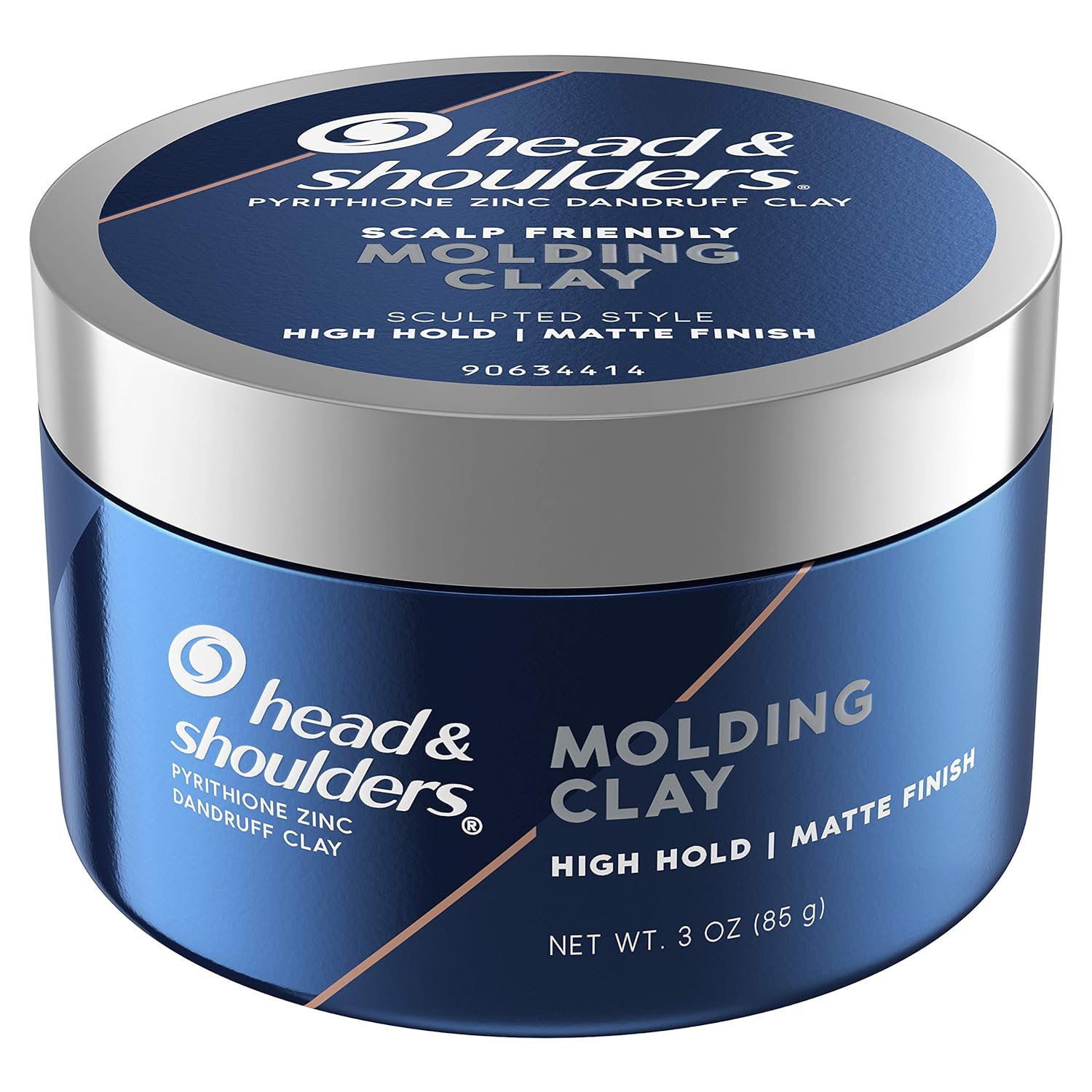 Head & Shoulders Anti-Dandruff Molding Hair Clay for Men, Strong Hold, Matte Finish, 3 Oz: Beauty