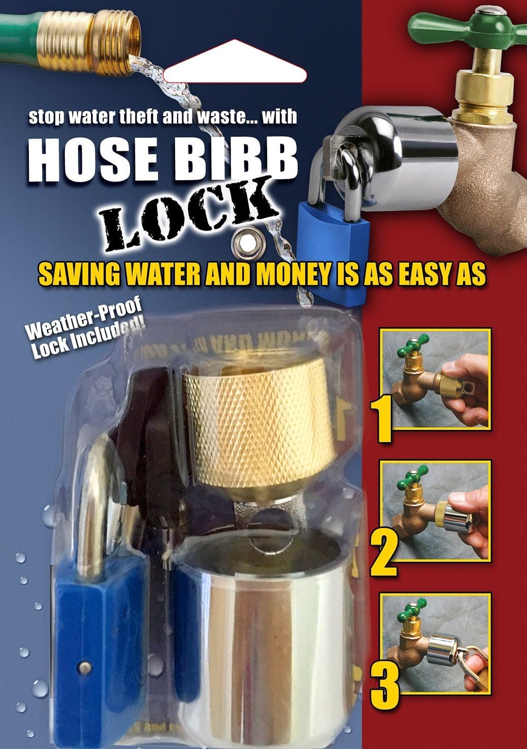 Conservco DSL2 DSL2 Hose Bib Lock with Padlock Amazon.co.uk DIY & Tools