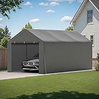 Carport, 10‘ x 20’ Heavy Duty Portable Garage All-Sea…主图