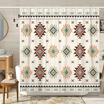 Amazon.com: Dongbei Southwestern Colorful Shower Curtain for ...