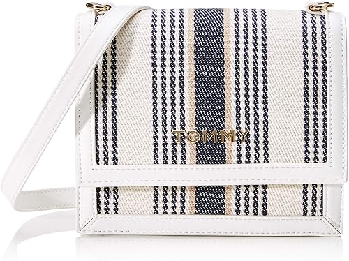 tommy hilfiger striped crossbody bag