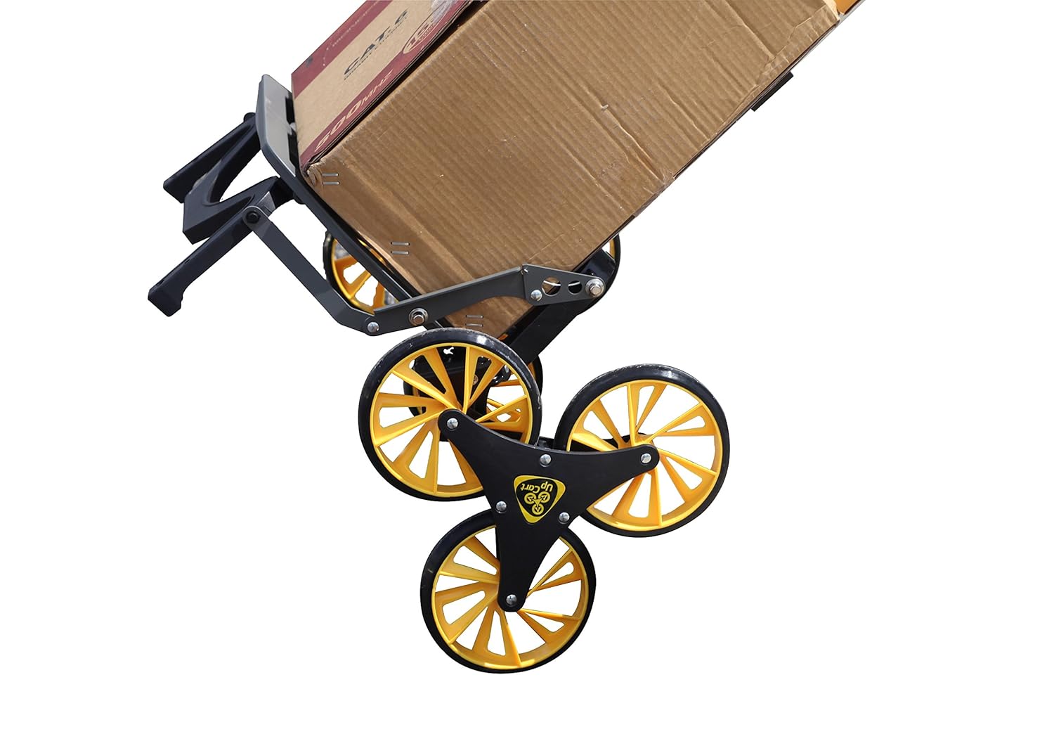 Shopping Cart Climbing Stairs Rolling Folding 6 Wheels Utility Grocery