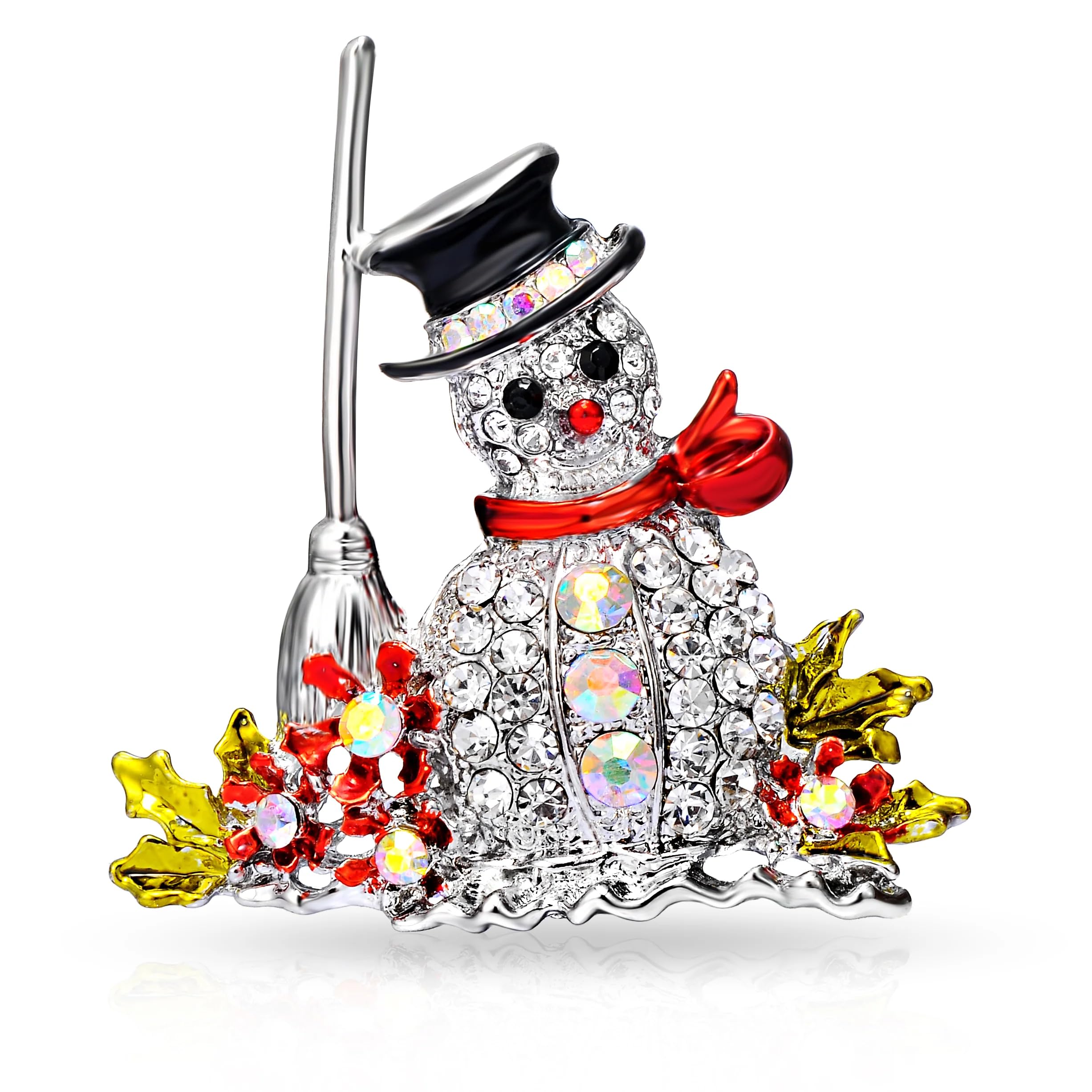 Philip Jones Snowman Christmas Brooch