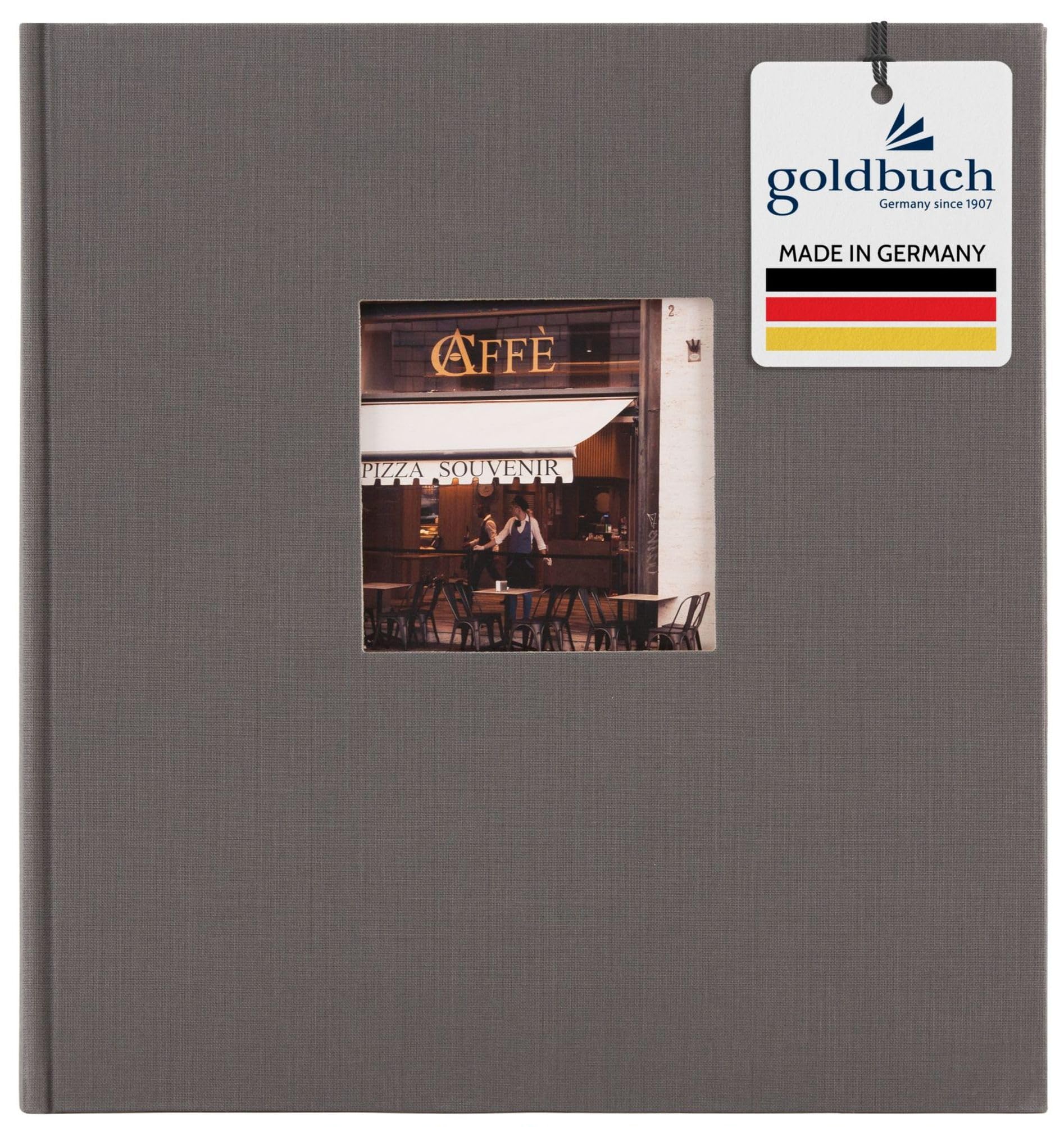 goldbuch Photo Album, Linen, Gray, 30x31 cm