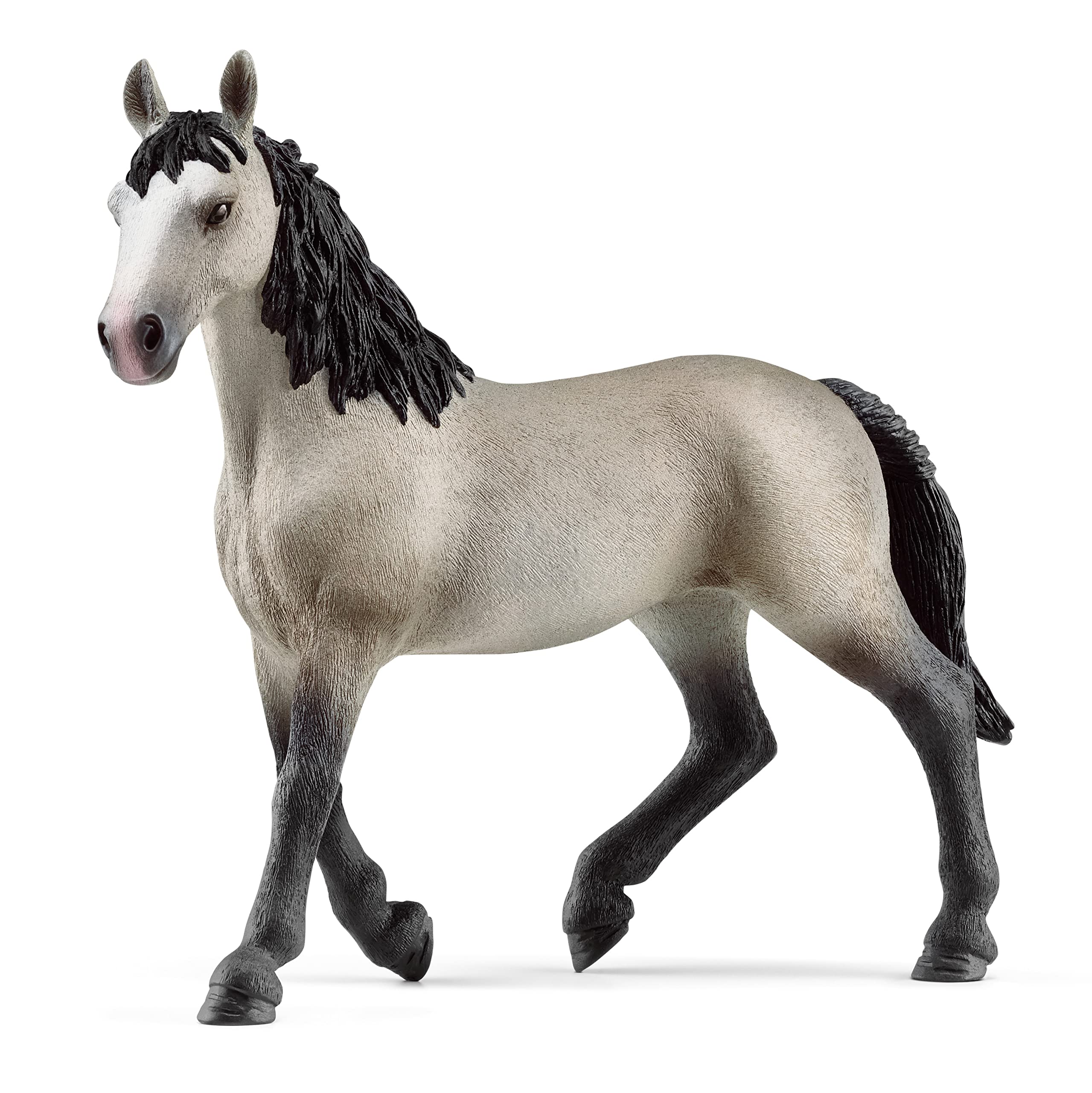 SCHLEICH 13955 Cheval de Selle Francais Mare Horse Club Toy Figurine for children aged 5-12 Years, Grey