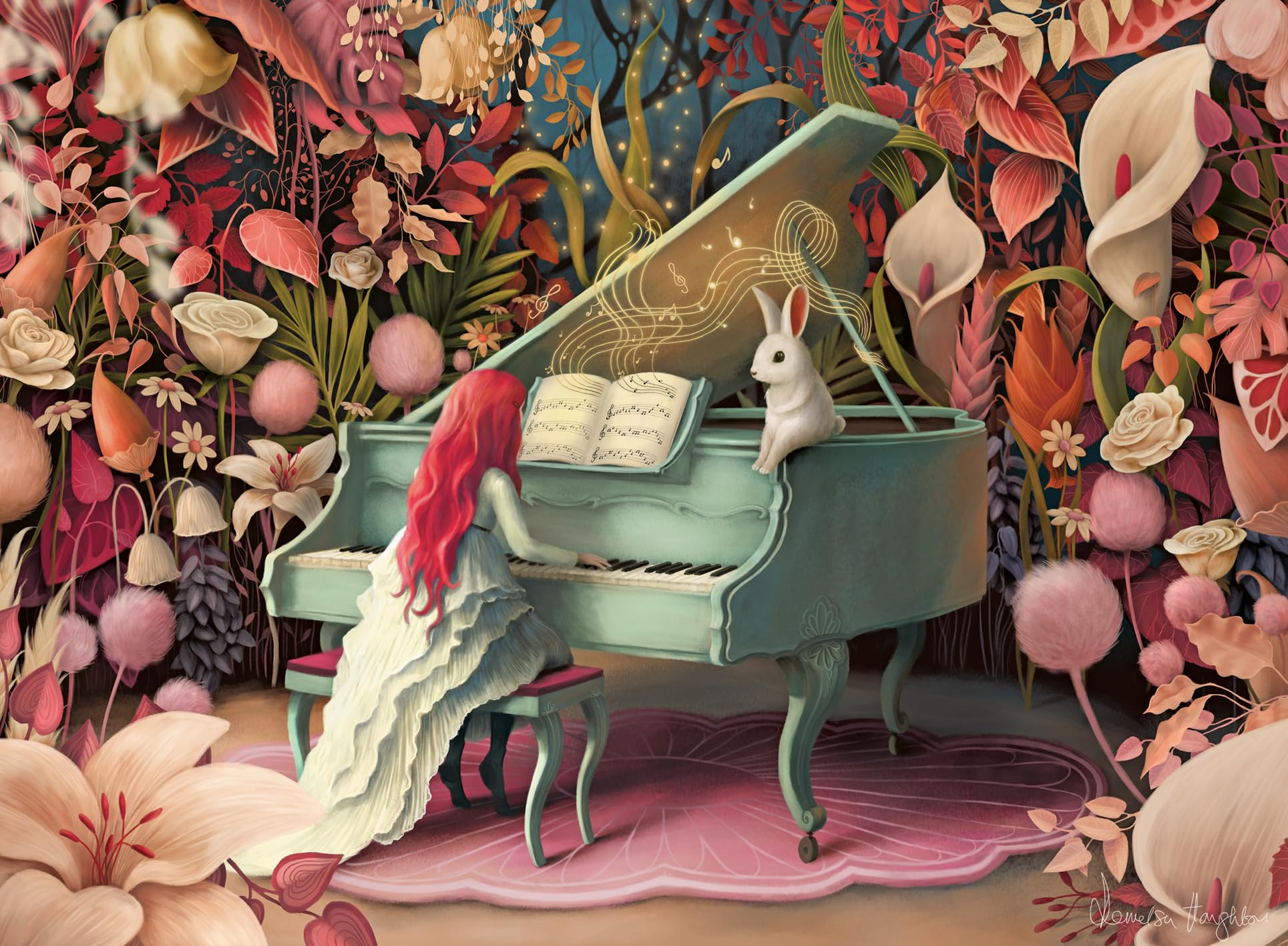 Ravensburger Rabbit Recital 500 Piece Jigsaw Puzzle for Adults and Kids Age 10 Years Up