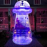 Joiedomi Halloween Inflatable UFO Decoration, 9 FT