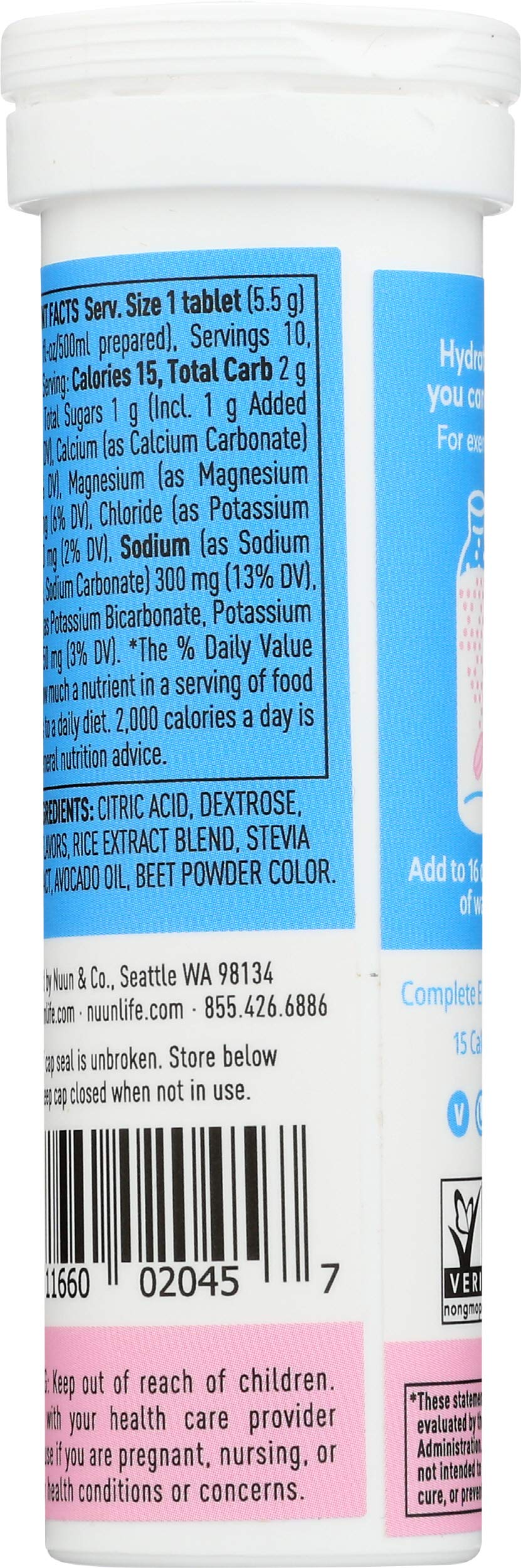Nuun Hydration Strawberry Lemonade, 10 Tablets