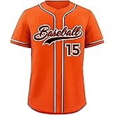 KXK Custom Baseball Jersey Stitched Personalized Baseball Shirts Sports Uniform for Men Women Boy