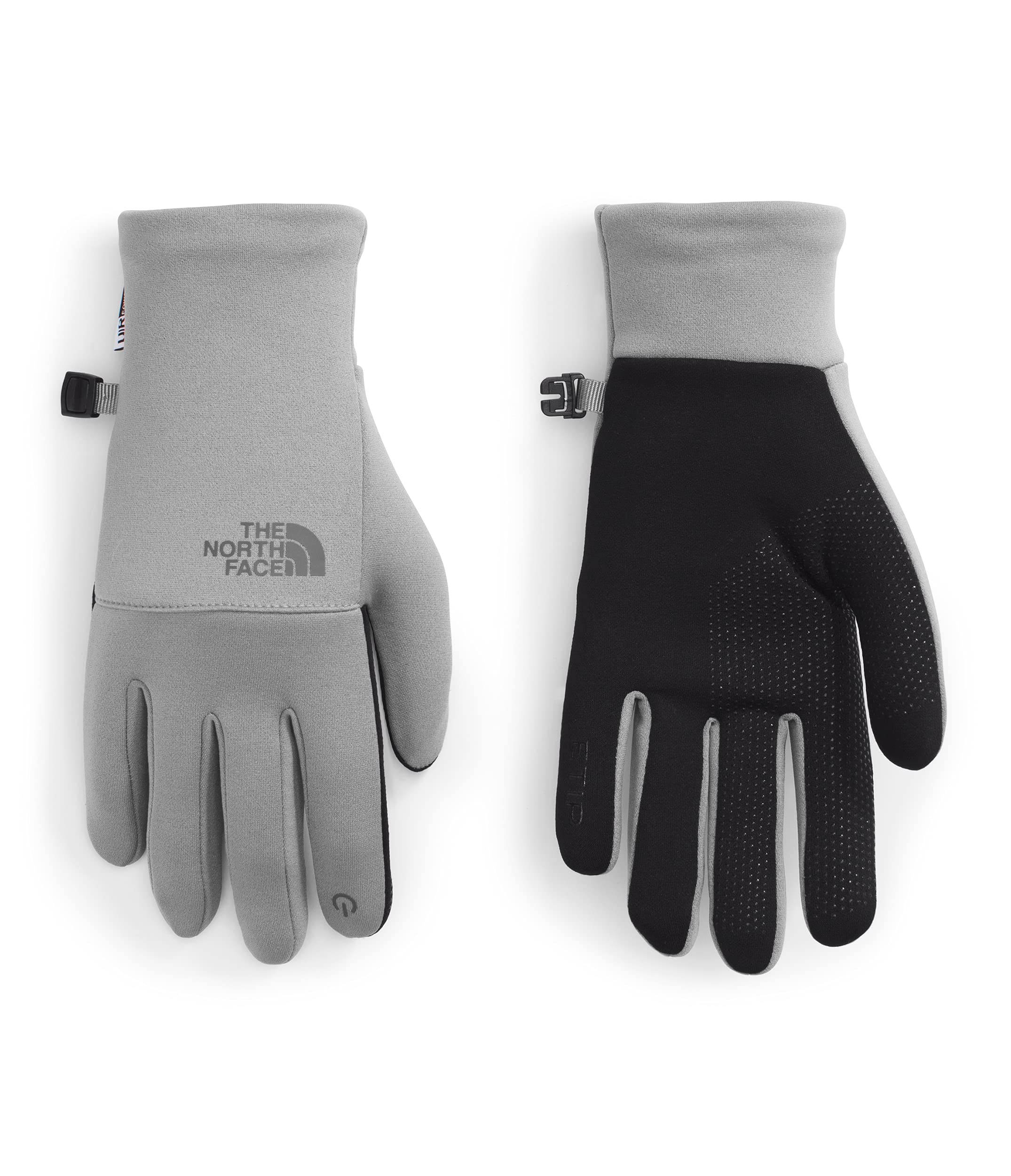 The North Face Women's Etip Recycled Glove | Touchscreen Compatible Winter Running Gloves with Silicone Grippers, Four-Way-Stretch Fabric, TNF Medium Grey Heather, Small Image