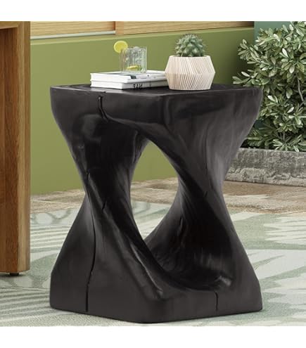 Amazon.com: Merax Hollow MGO Accent Side Table, Unique Modern End