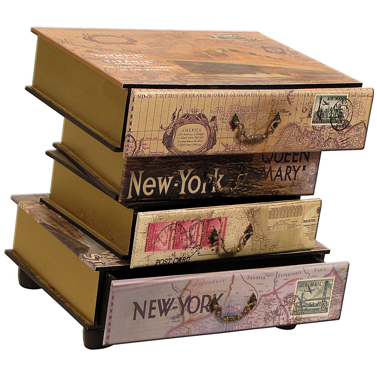 Carrick Design Book Table Wood Multicolour Single Amazoncouk