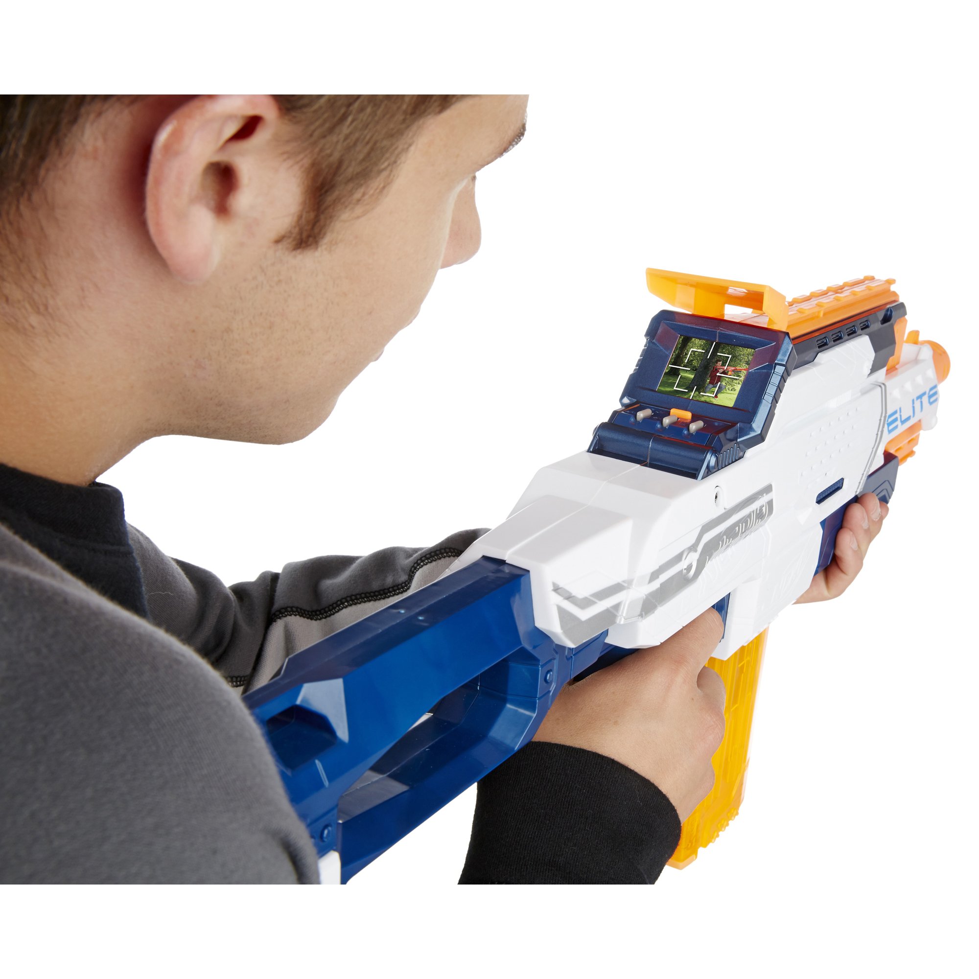 Nuevo Nerf Nstrike Elite Cam ECS12 Blaster Dardos Pistola De Juguete