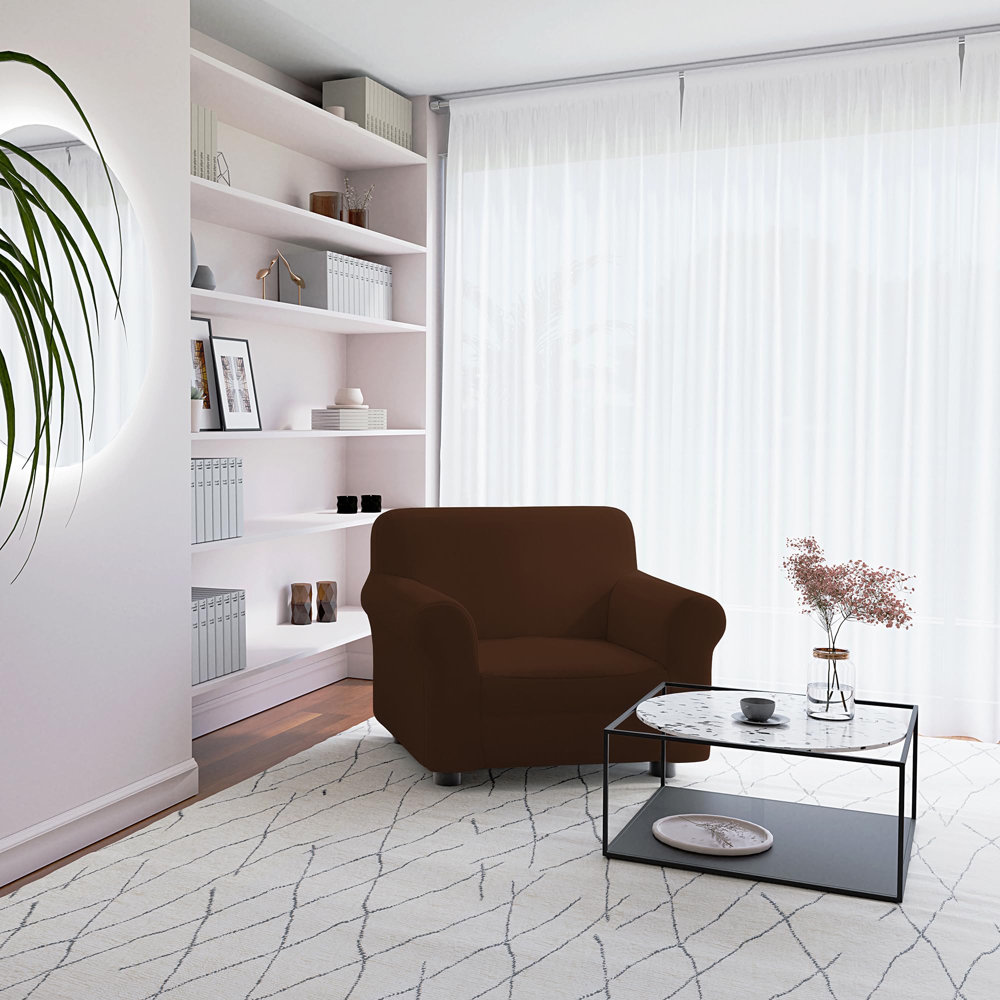 Italian Bed Linen Two-way Sofa Cover More Beautiful Cream 1 Seater