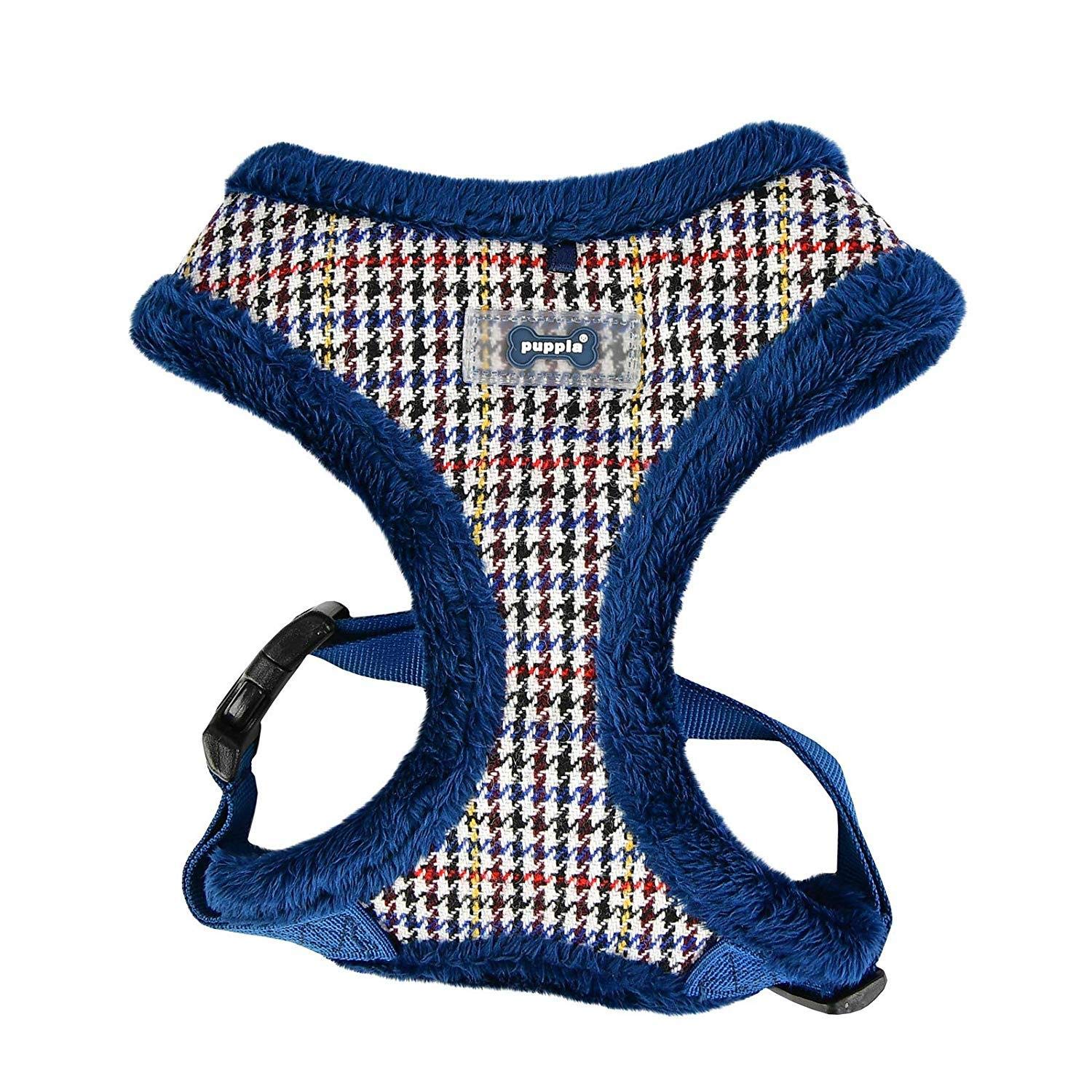 Puppia Auden Harness A/Blue/L