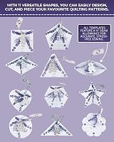 The Quilted Bear Square Quilting Templates Set of 8 Non-Slip Clear Acrylic view 6