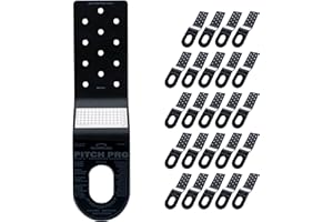 GUARDIAN FALL PROTECTION Guardian 10543 Pitch Pro Slotted Roof Anchor (25 Pack) | Powder Coated Steel | 5000 lb Minimum Breaking Strength (MBS) | OSHA and ANSI Compliant | Black