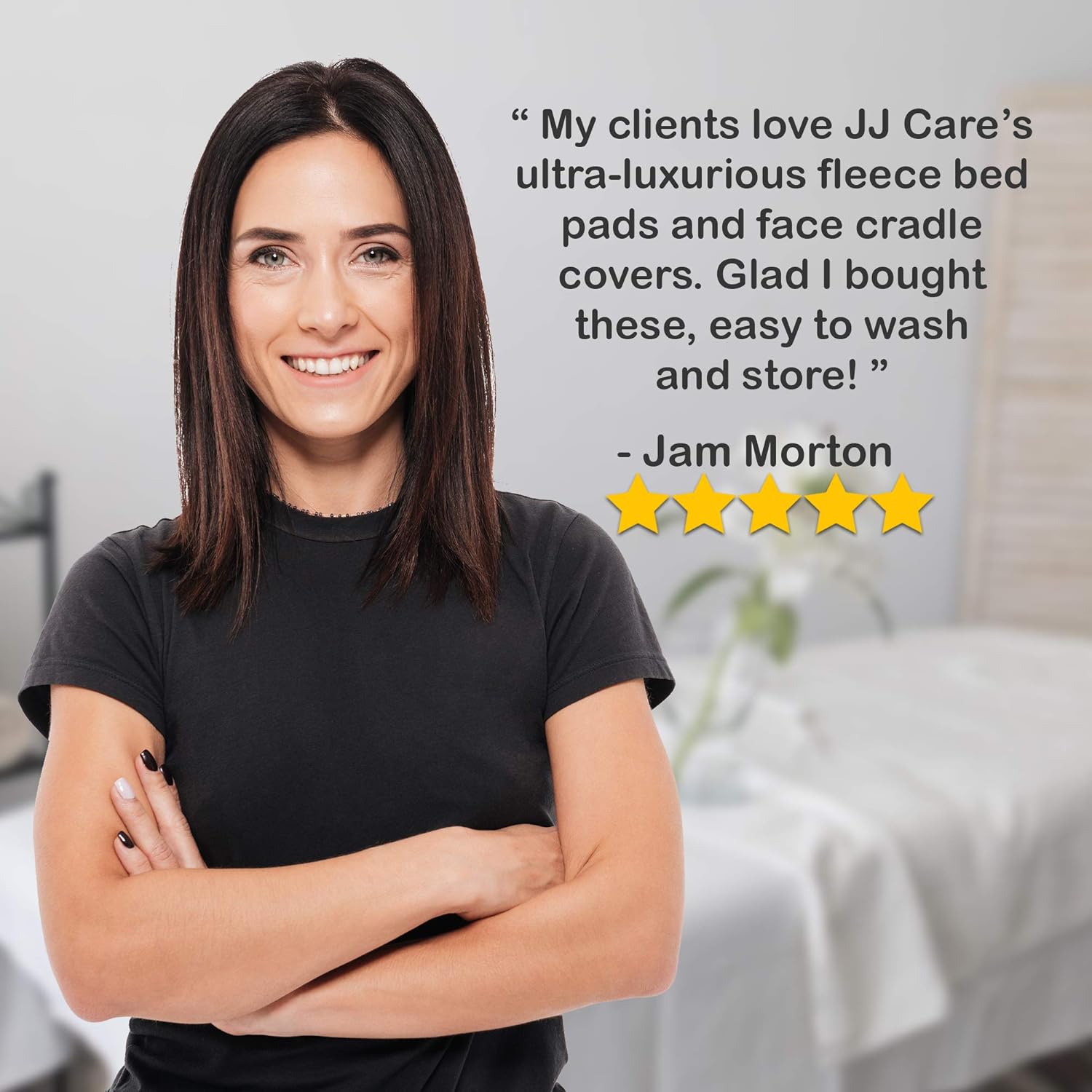 JJ CARE [PREMIUM] Massage Table Fleece Pad Set, 30"x72" Deluxe Massage Table Cover Pad with Elastic Bands with Face Cradle Cover Fleece Massage Pad Set : Beauty
