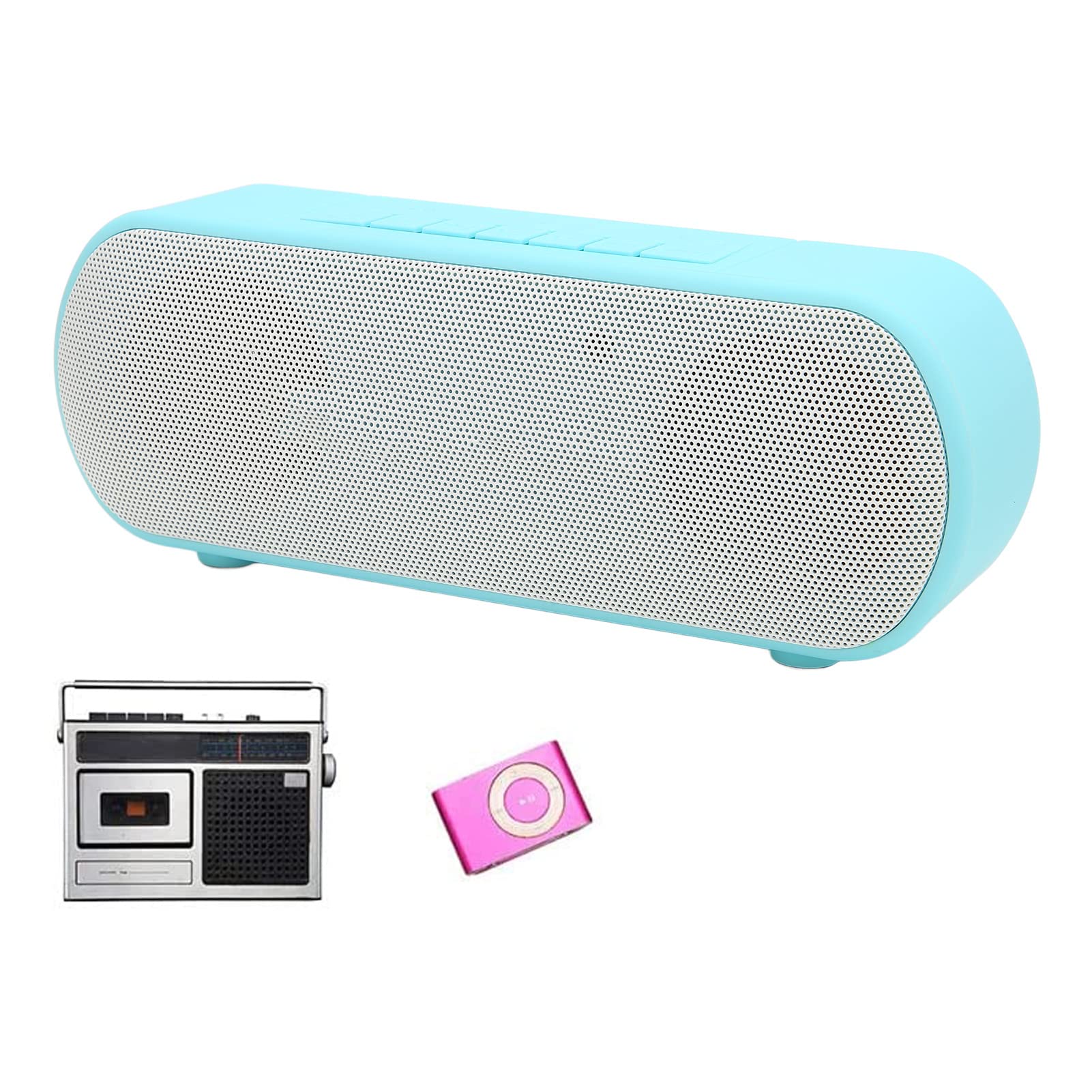 Zunate Bluetooth Speaker Recorder, Portable Audio Digitizer Bluetooth Audio Capture Card Bluetooth Speaker,MP3 Converter Recorder with Bluetooth and 3.5mm Line Input